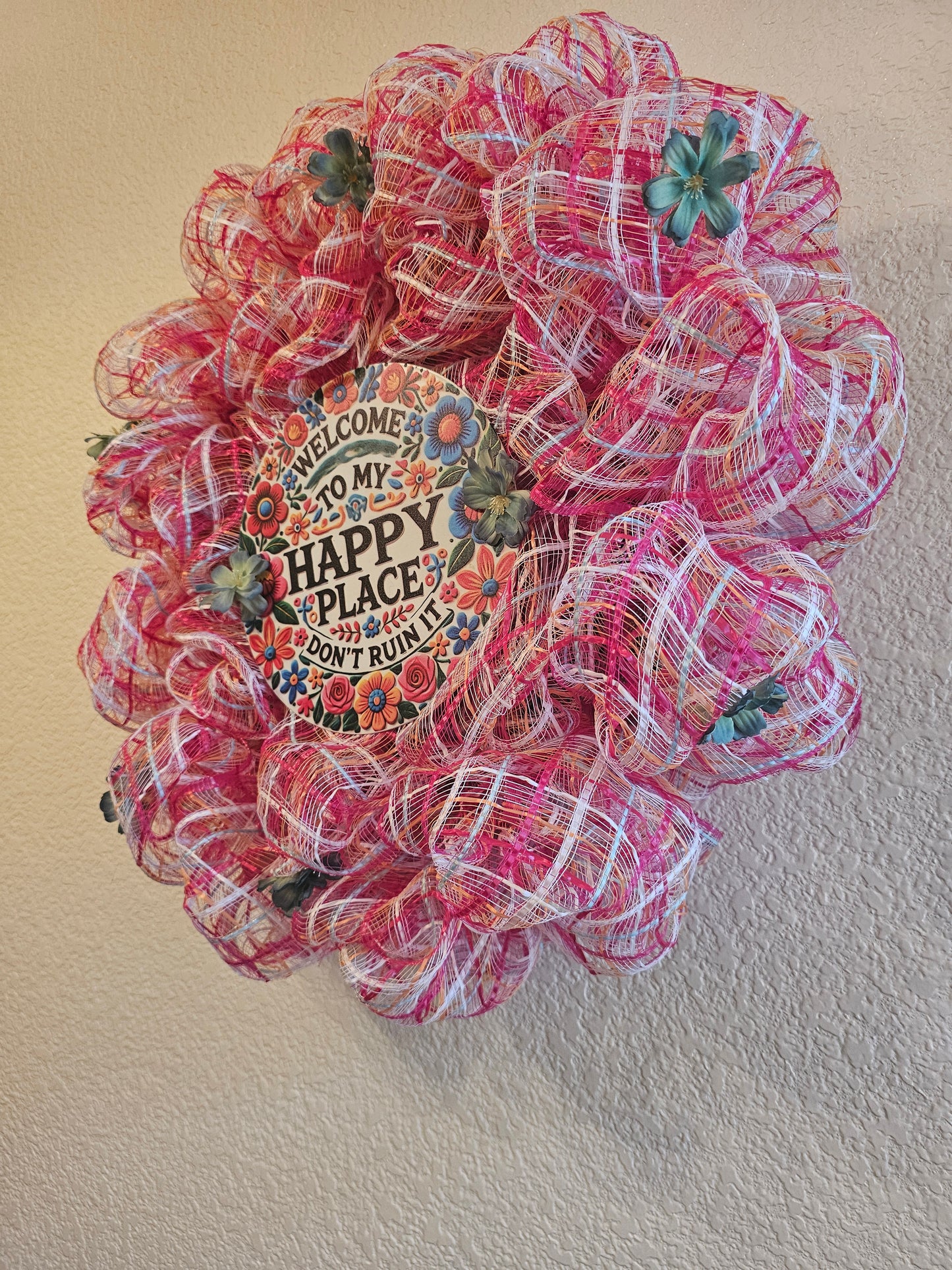 This is my Happy Place wreath
