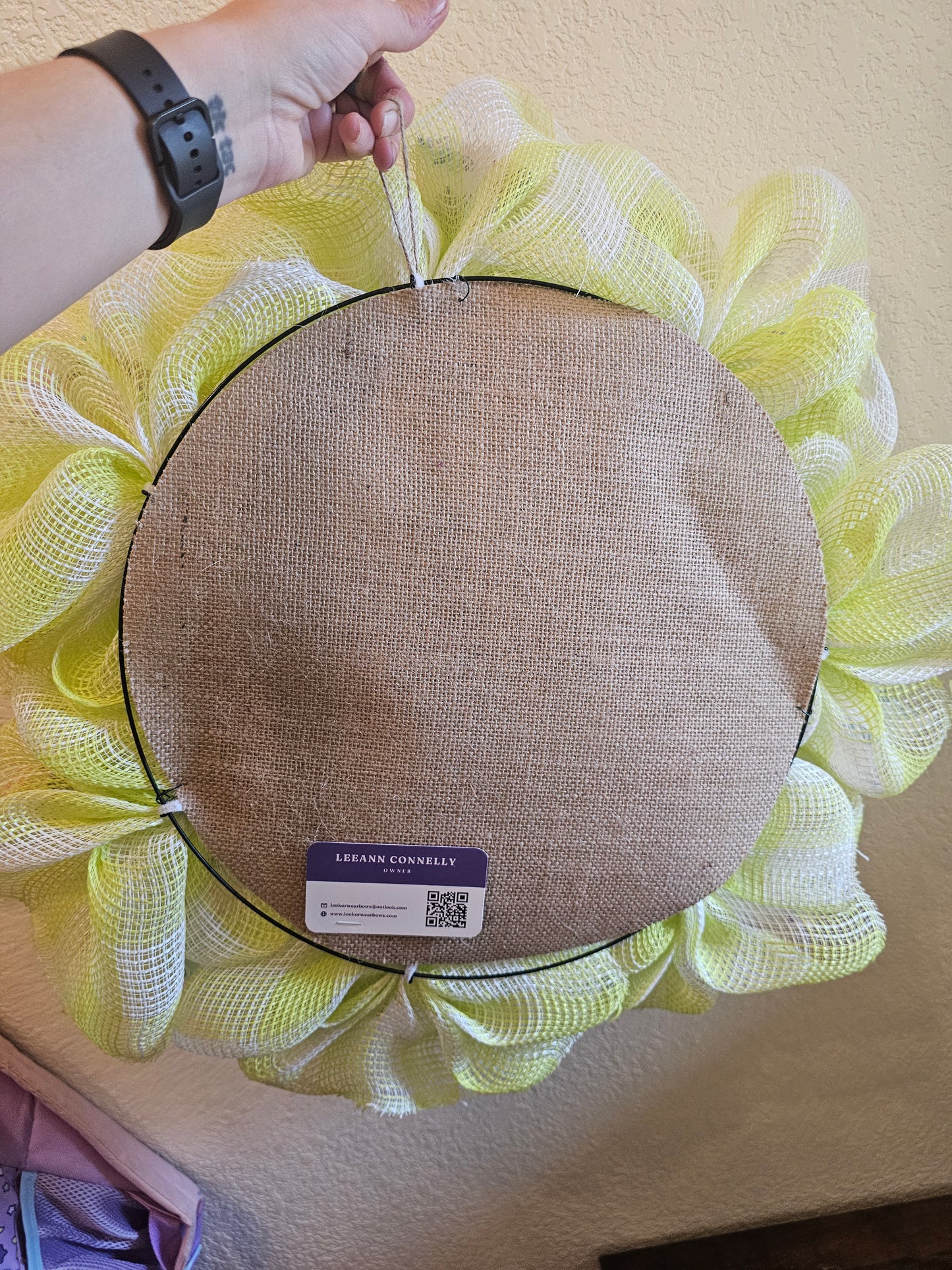 Small colorful 8" wreath
