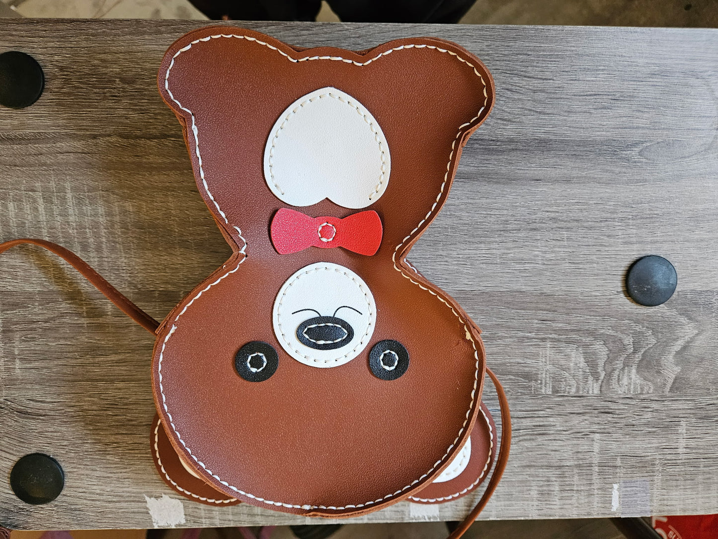 Brown Bear Crossbody Bag