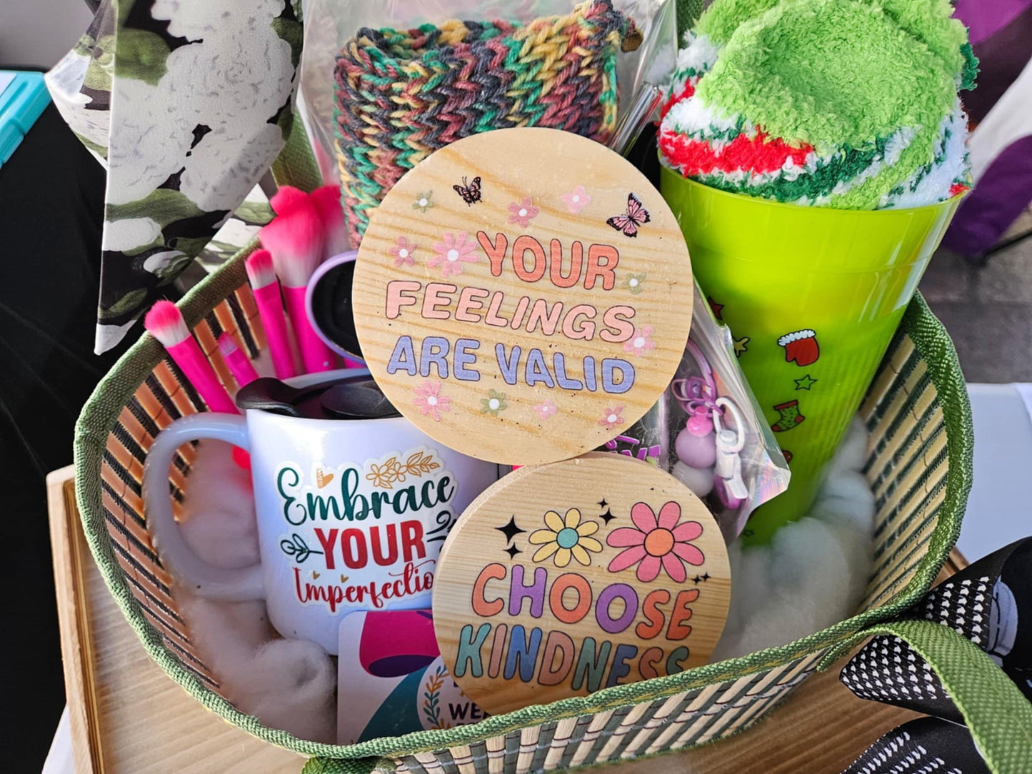Positivity Gift Basket – Handmade Self Care and Encouragement Set