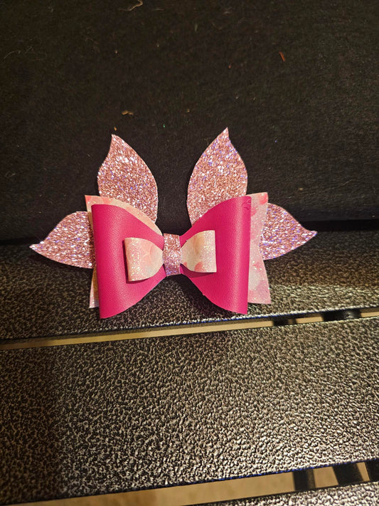 Pink Mermaid Bow