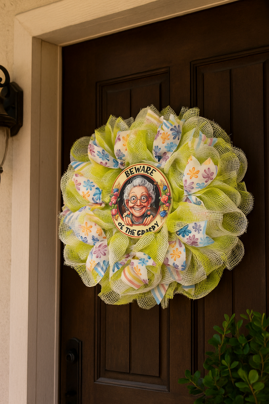 Beware of Grammy Wreath