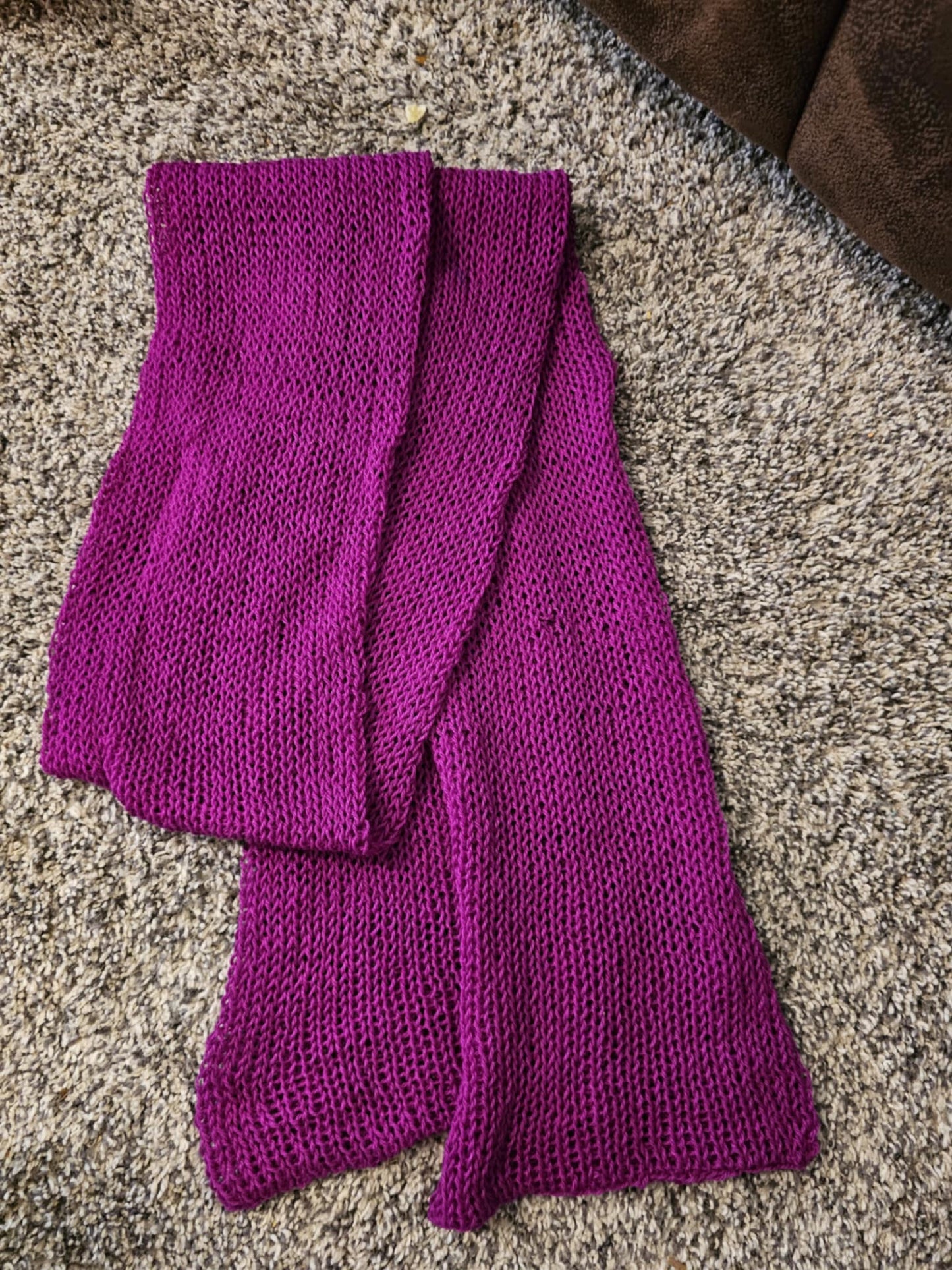 Hand-Knitted Cashmere Scarf – Luxuriously Soft Handmade Winter Wrap