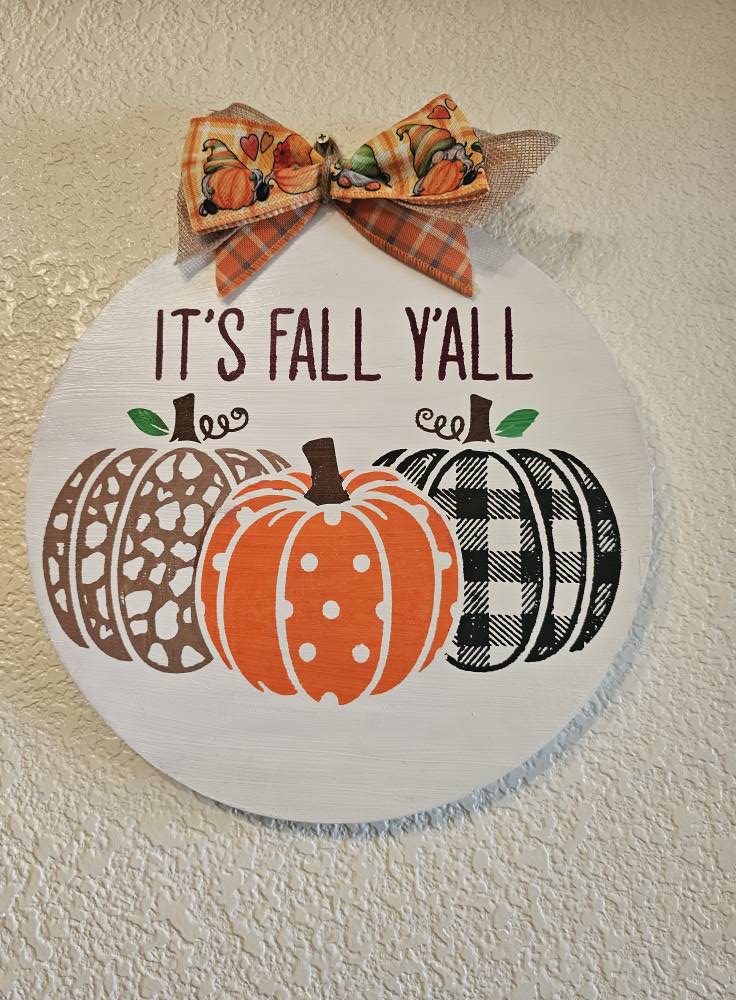 Hand-Painted Door Hanger Front Door Sign Farmhouse Welcome Decor Seasonal Handmade Door Art