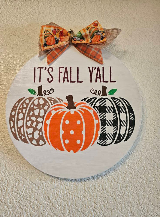 Hand-Painted Door Hanger Front Door Sign Farmhouse Welcome Decor Seasonal Handmade Door Art