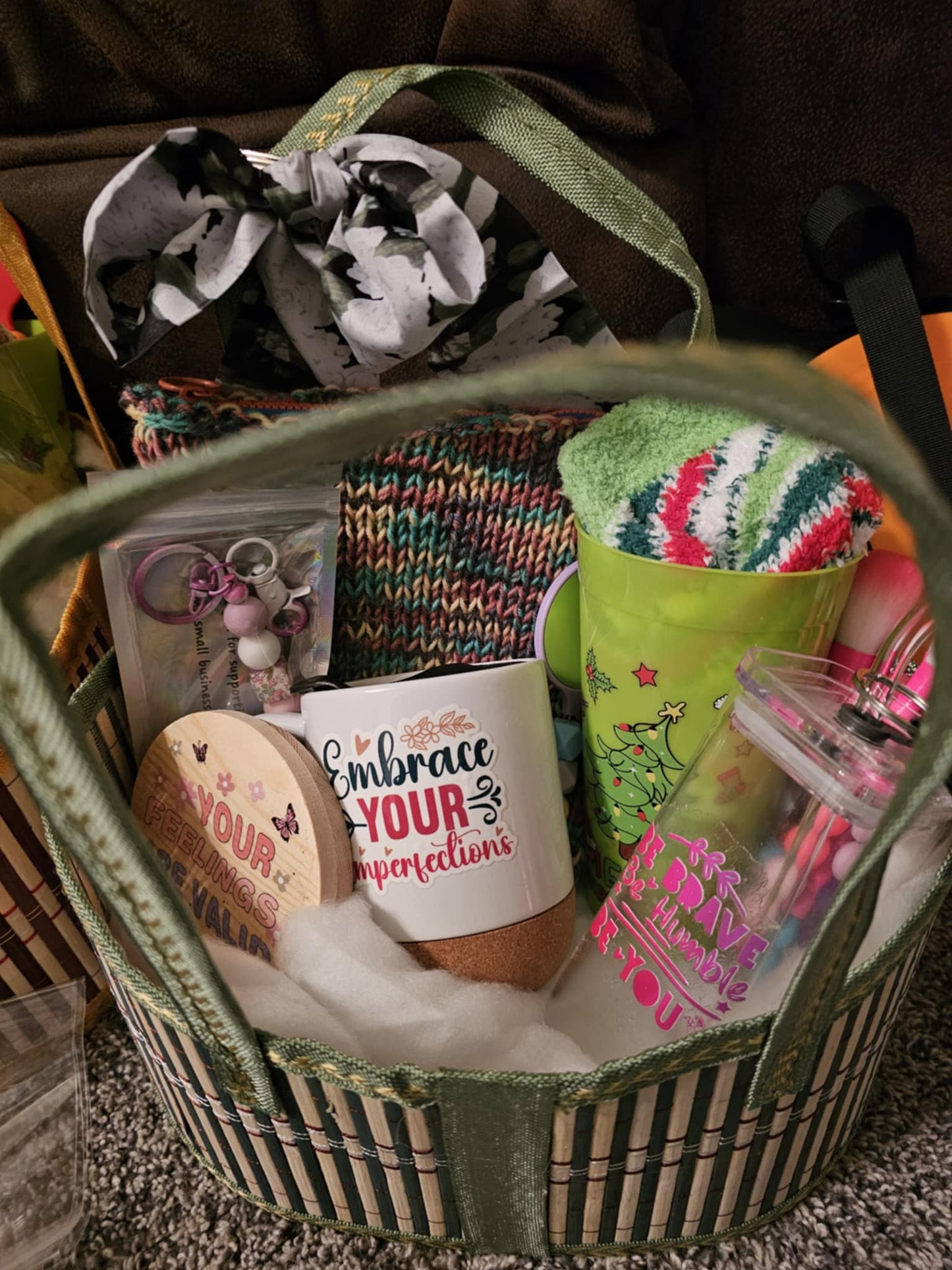 Positivity Gift Basket – Handmade Self Care and Encouragement Set