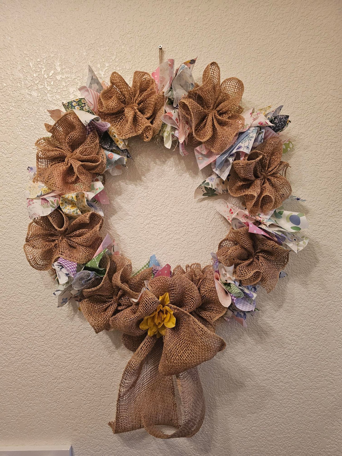 Country Rag Wreath