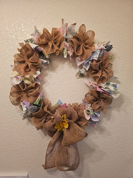 Country Rag Wreath