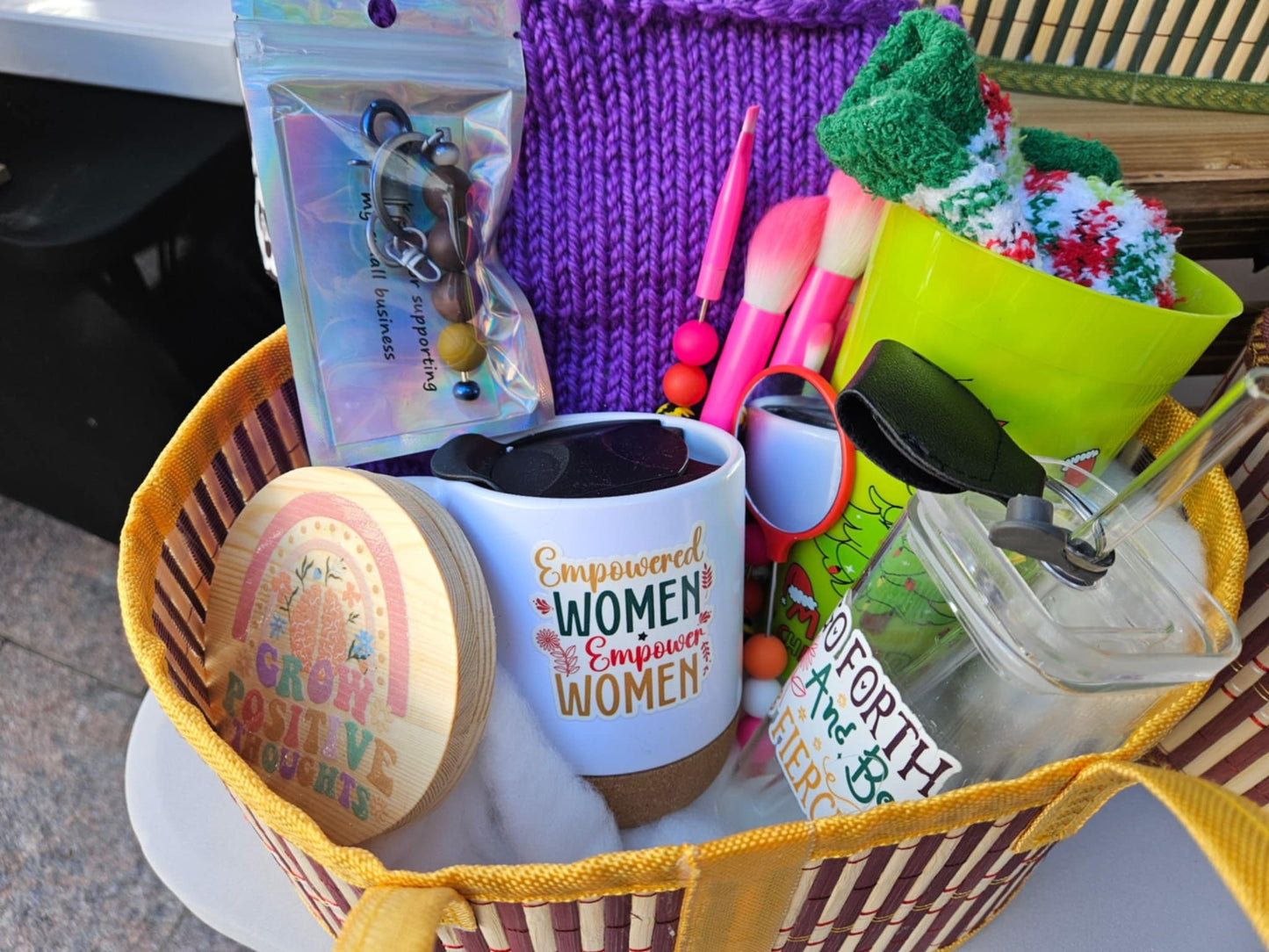 Positivity Gift Basket – Handmade Self Care and Encouragement Set