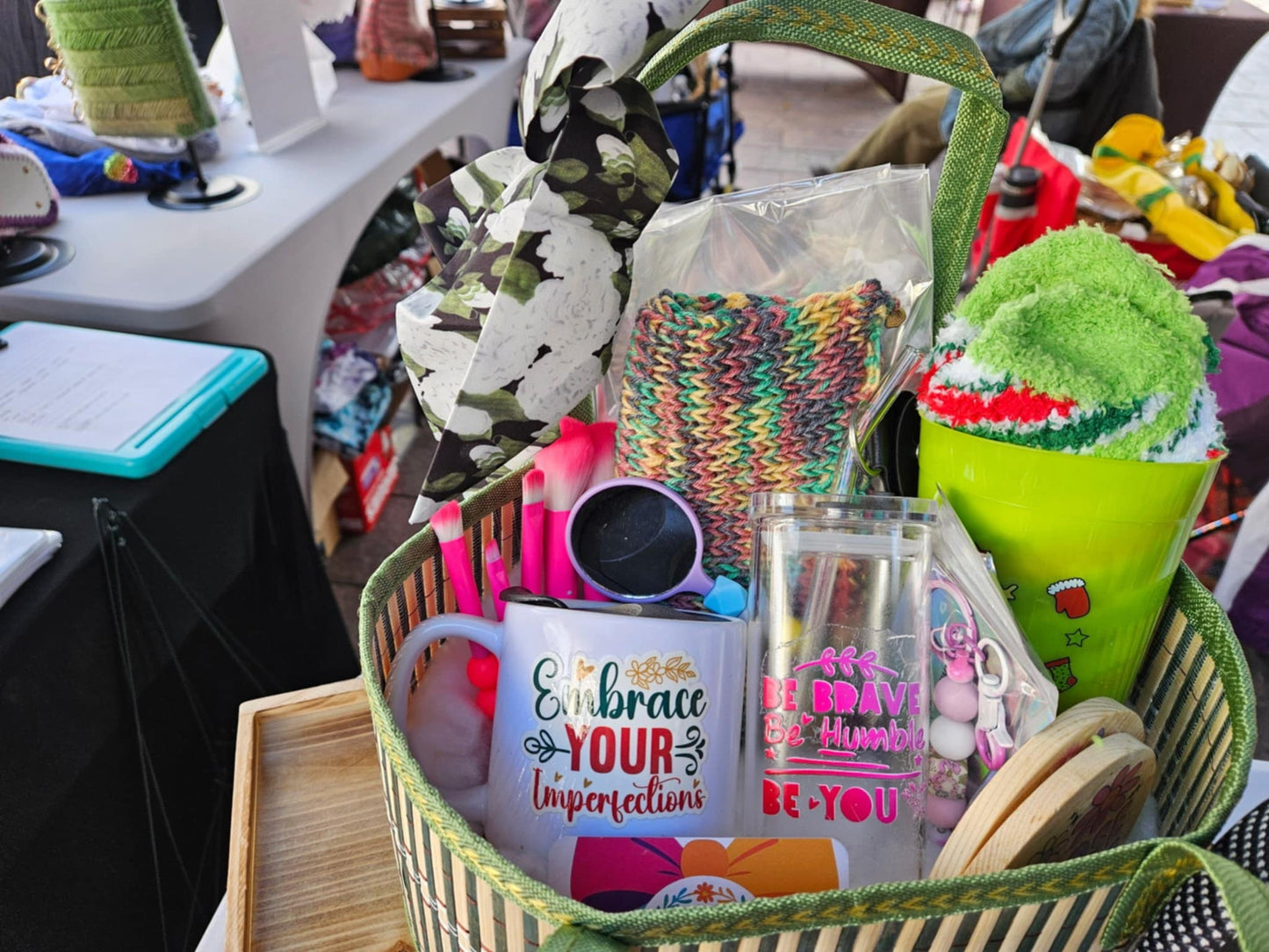 Positivity Gift Basket – Handmade Self Care and Encouragement Set