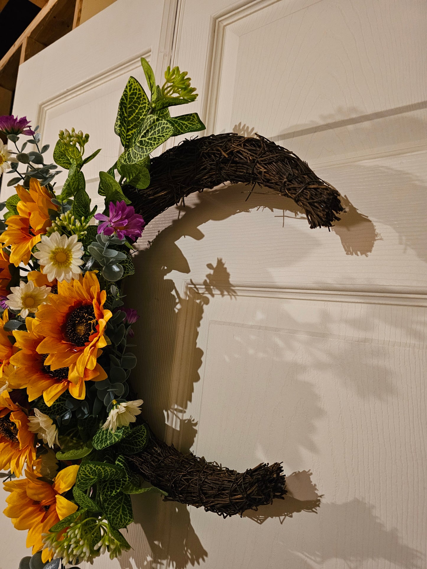 Sunflower Grapevine Wreath