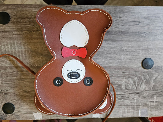 Brown Bear Crossbody Bag