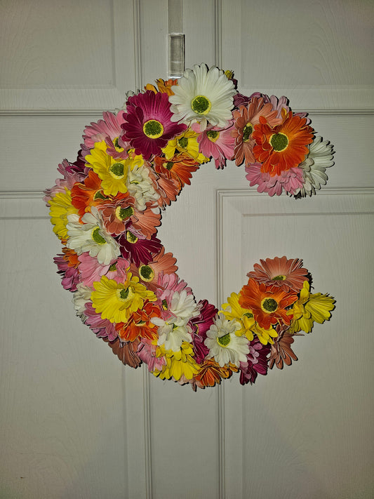 Gerbera Daisy Floral Wreath