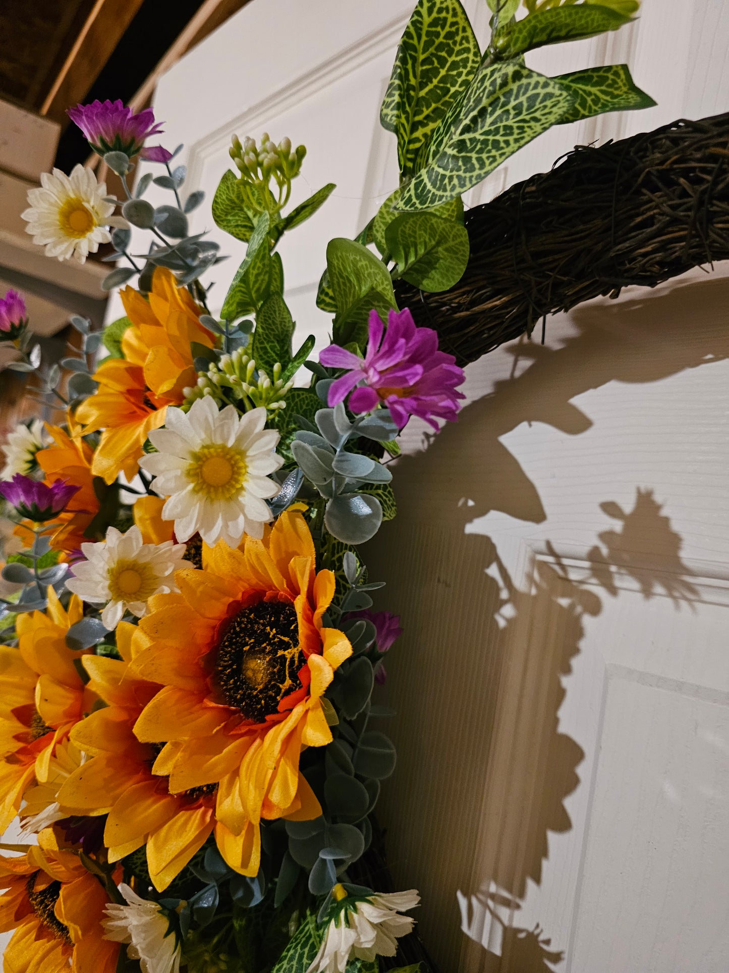 Sunflower Grapevine Wreath